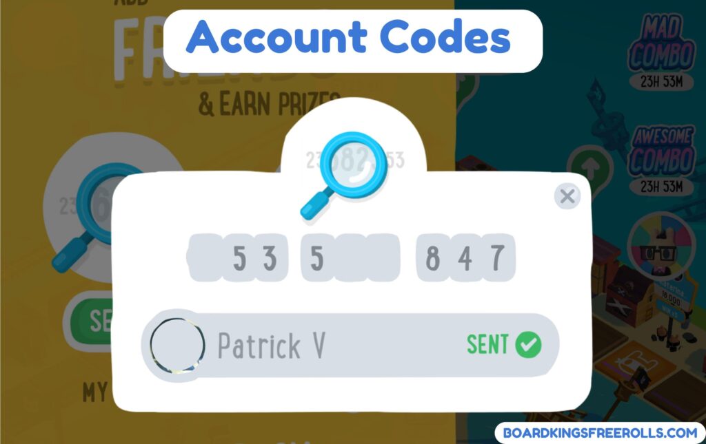 Add Friends with Account Codes