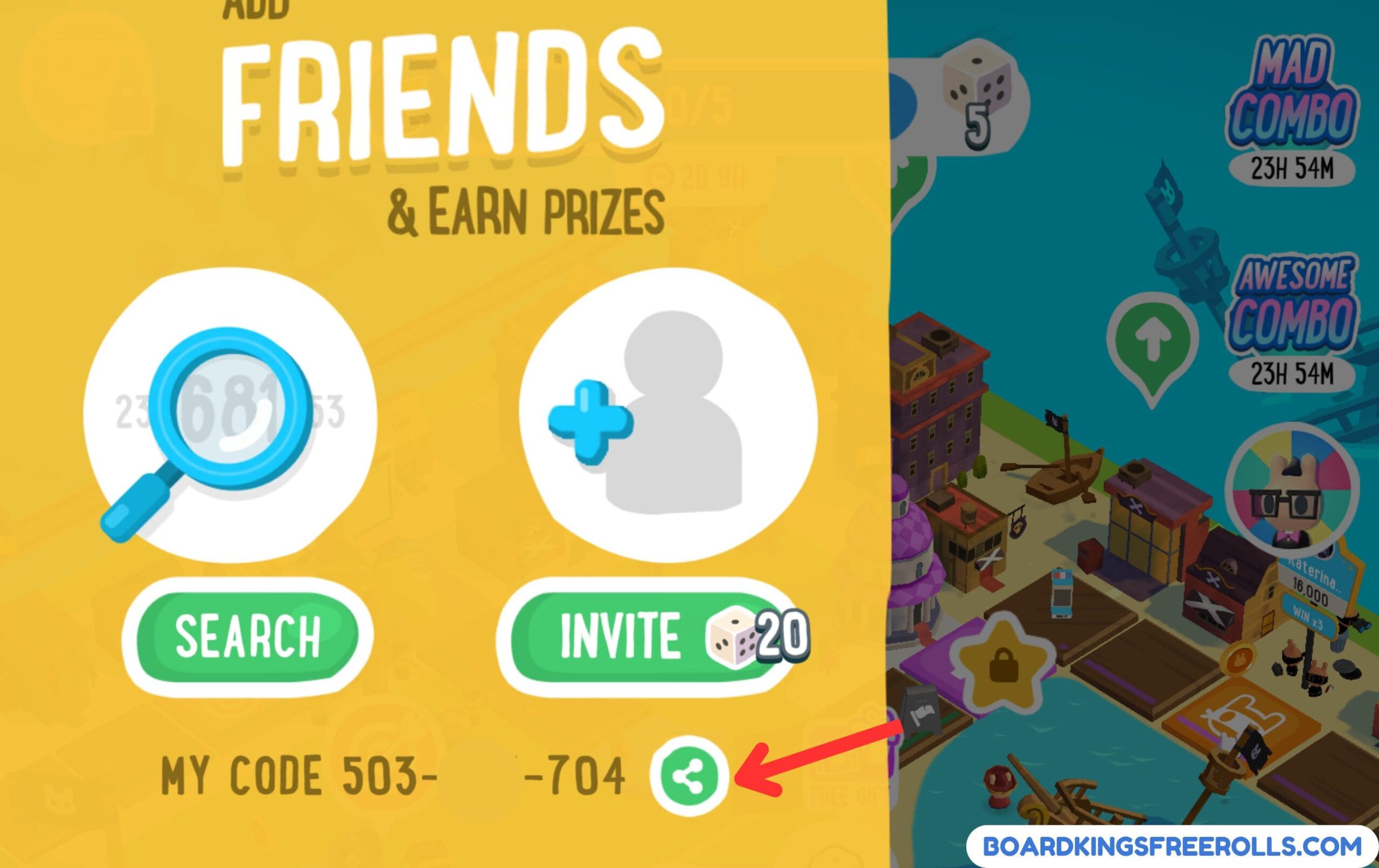 How To Add Friends in Board Kings